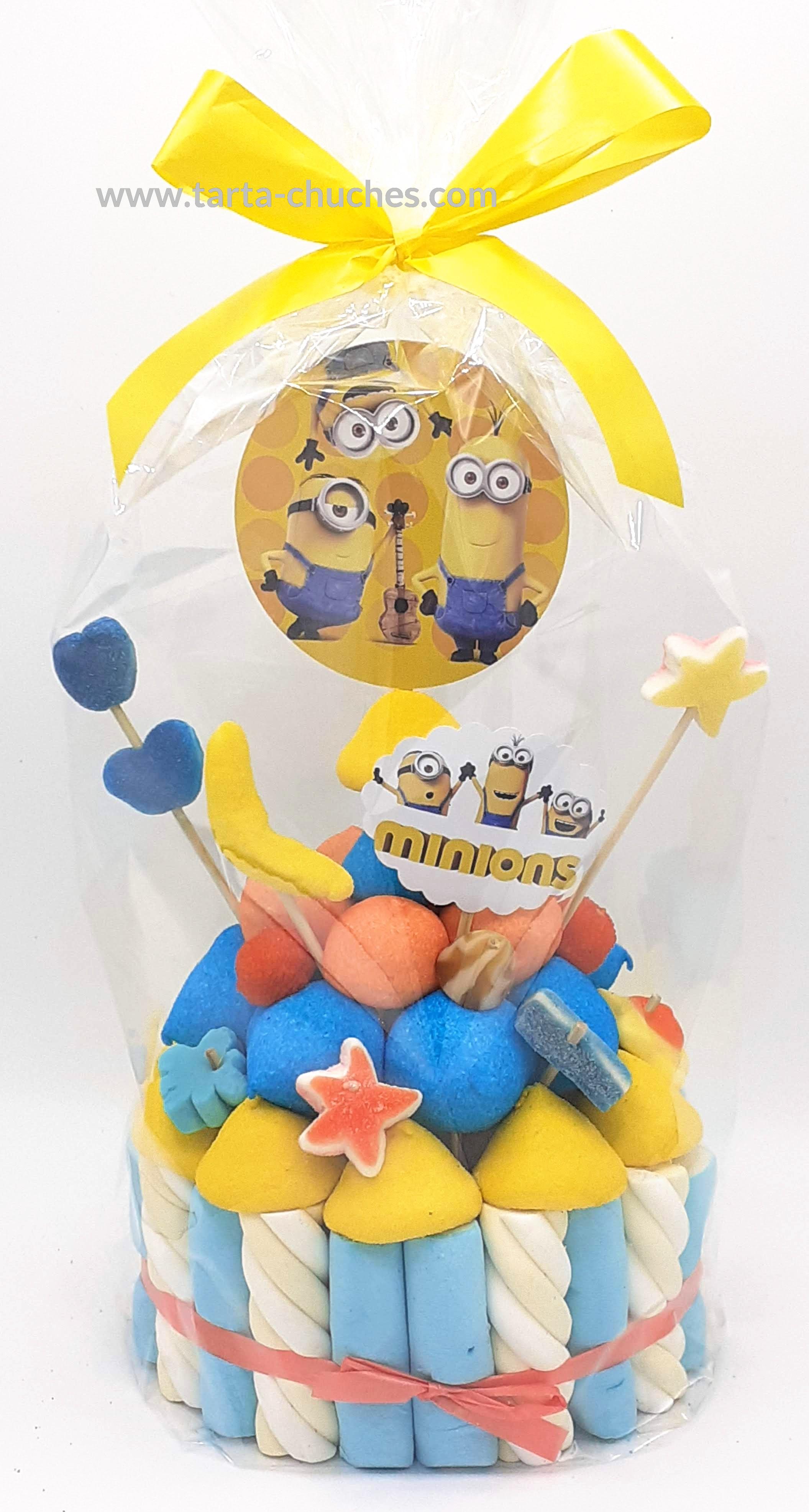 TARTA CHUCHES PEQUEÑA MINION