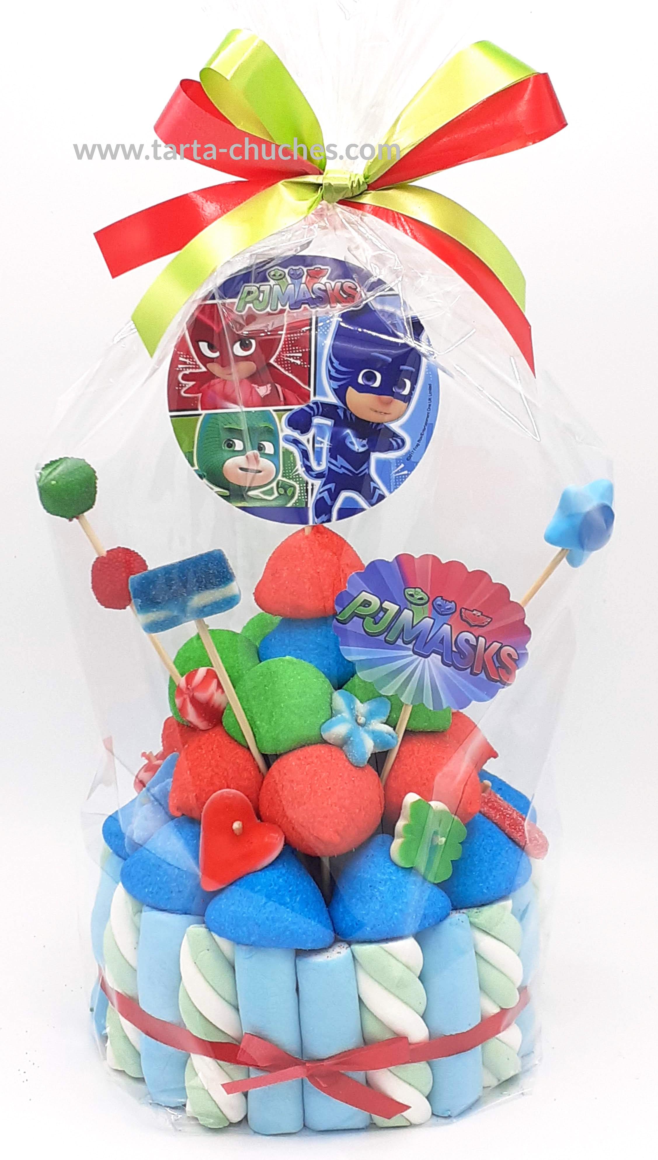 TARTA CHUCHES PEQUEÑA PJ masks