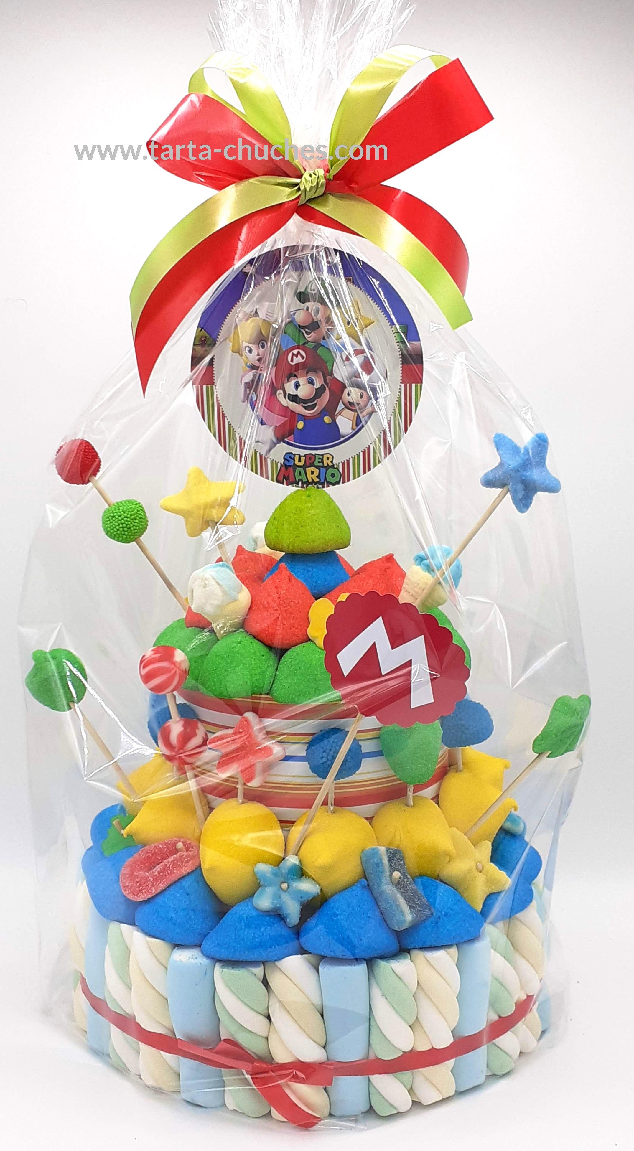 TARTA CHUCHES MEDIANA MARIO BROS