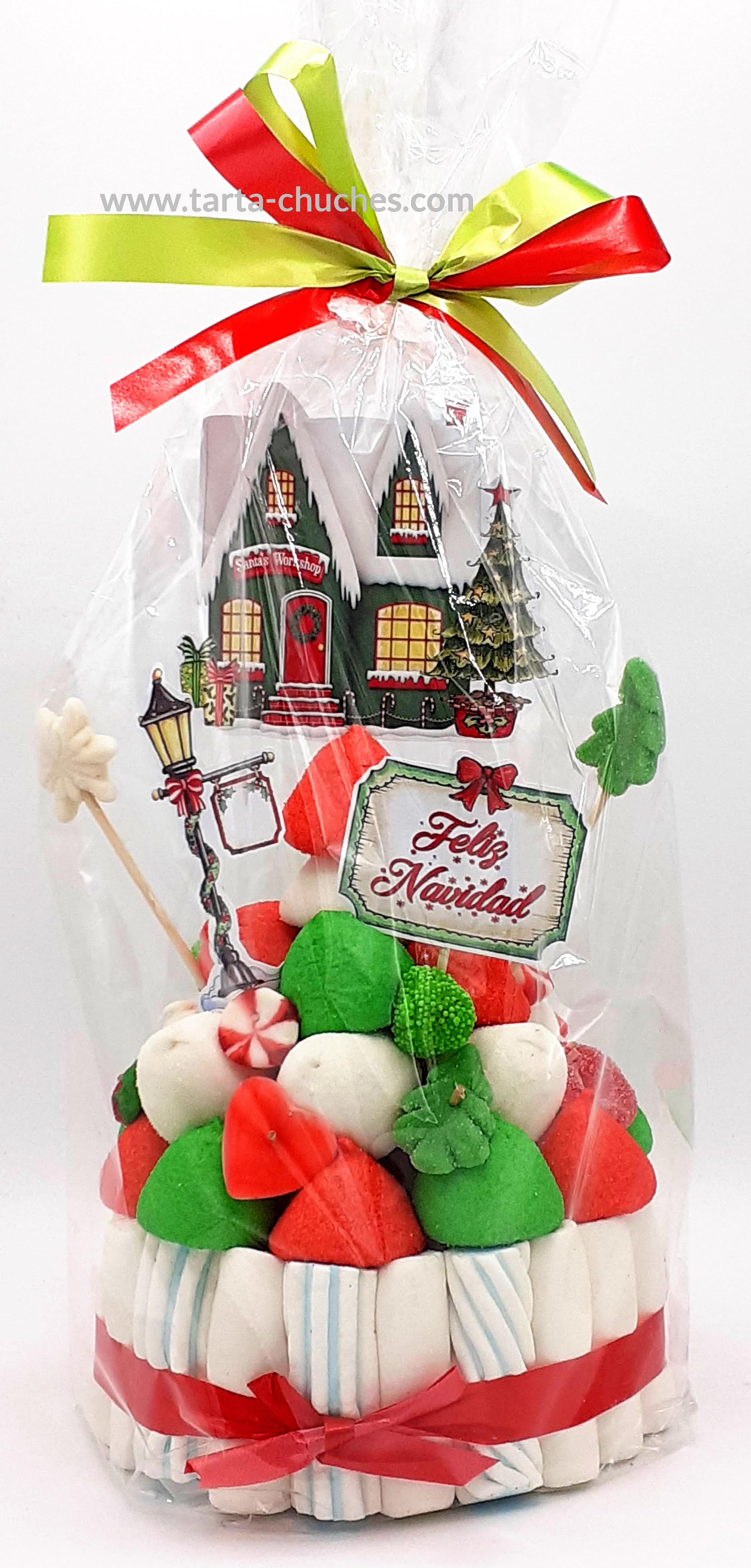 Tarta Chuches Pequeña Navidad Casita