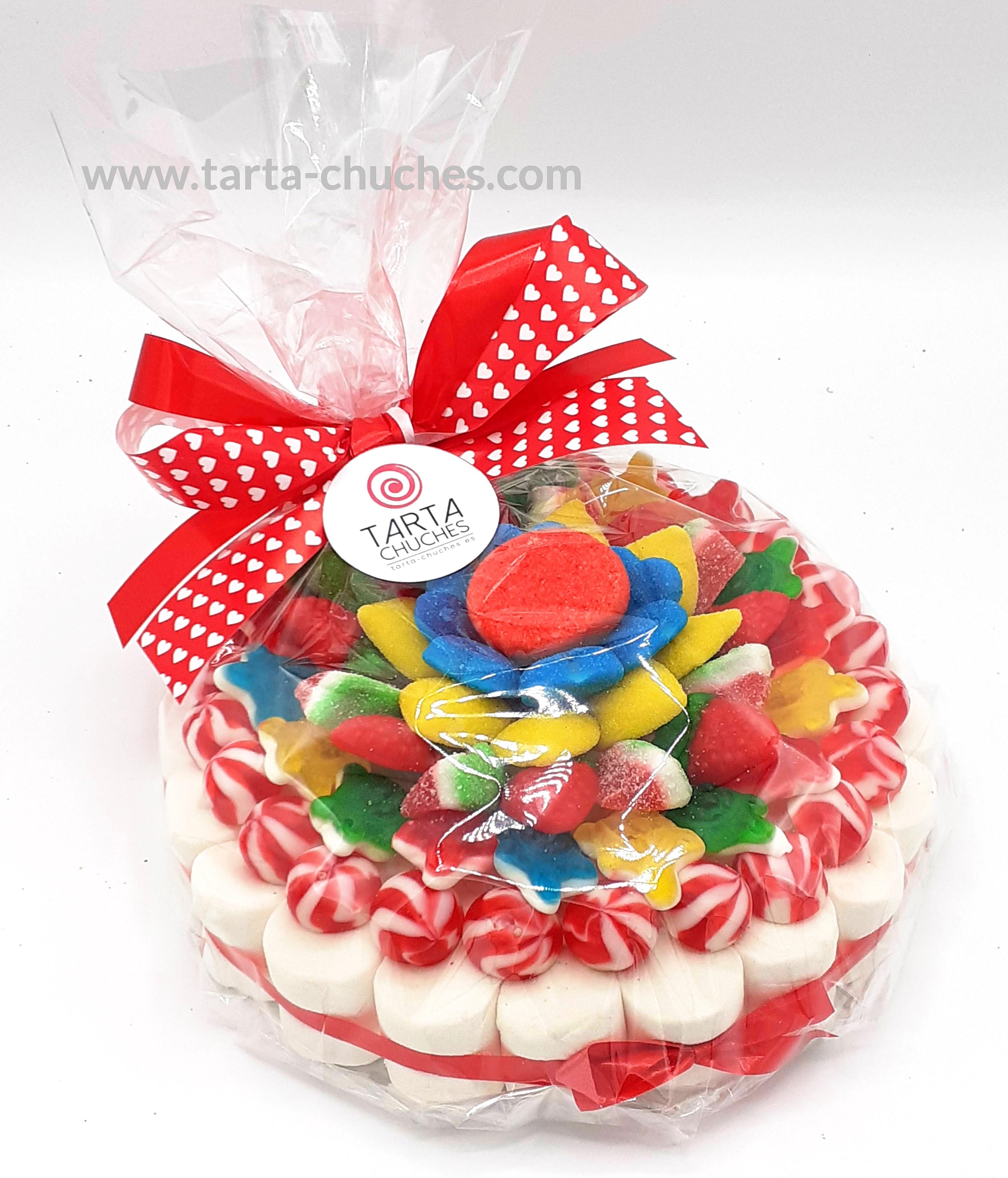 Tarta Chuches Plana Mediana Multicolor