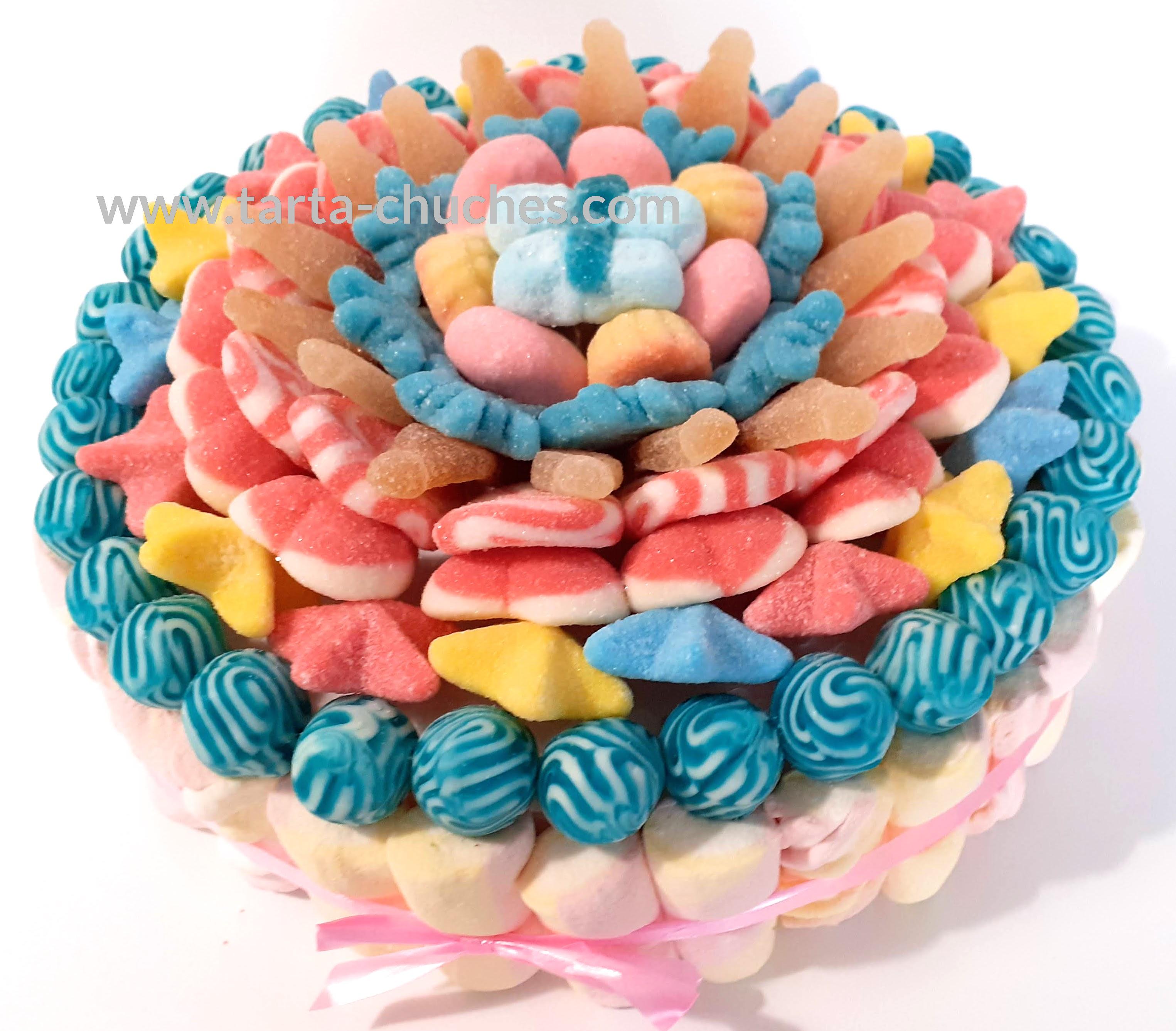 Tarta Chuches Plana Grande Princesas