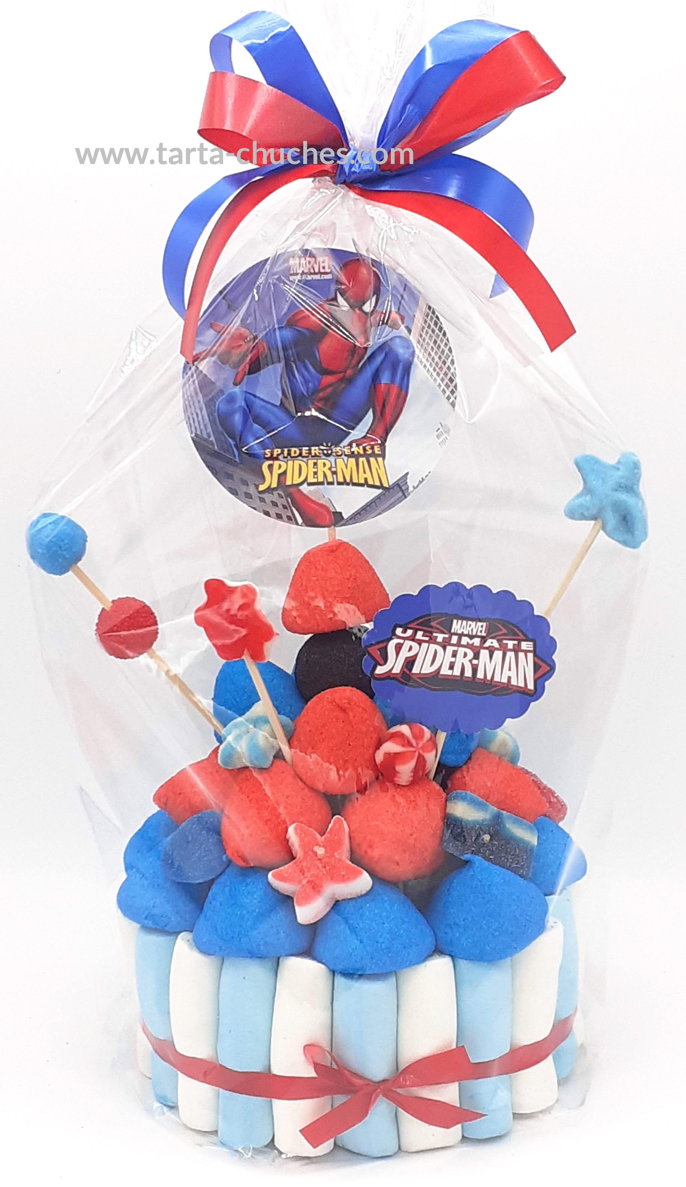 TARTA CHUCHES PEQUEÑA SPIDER-MAN