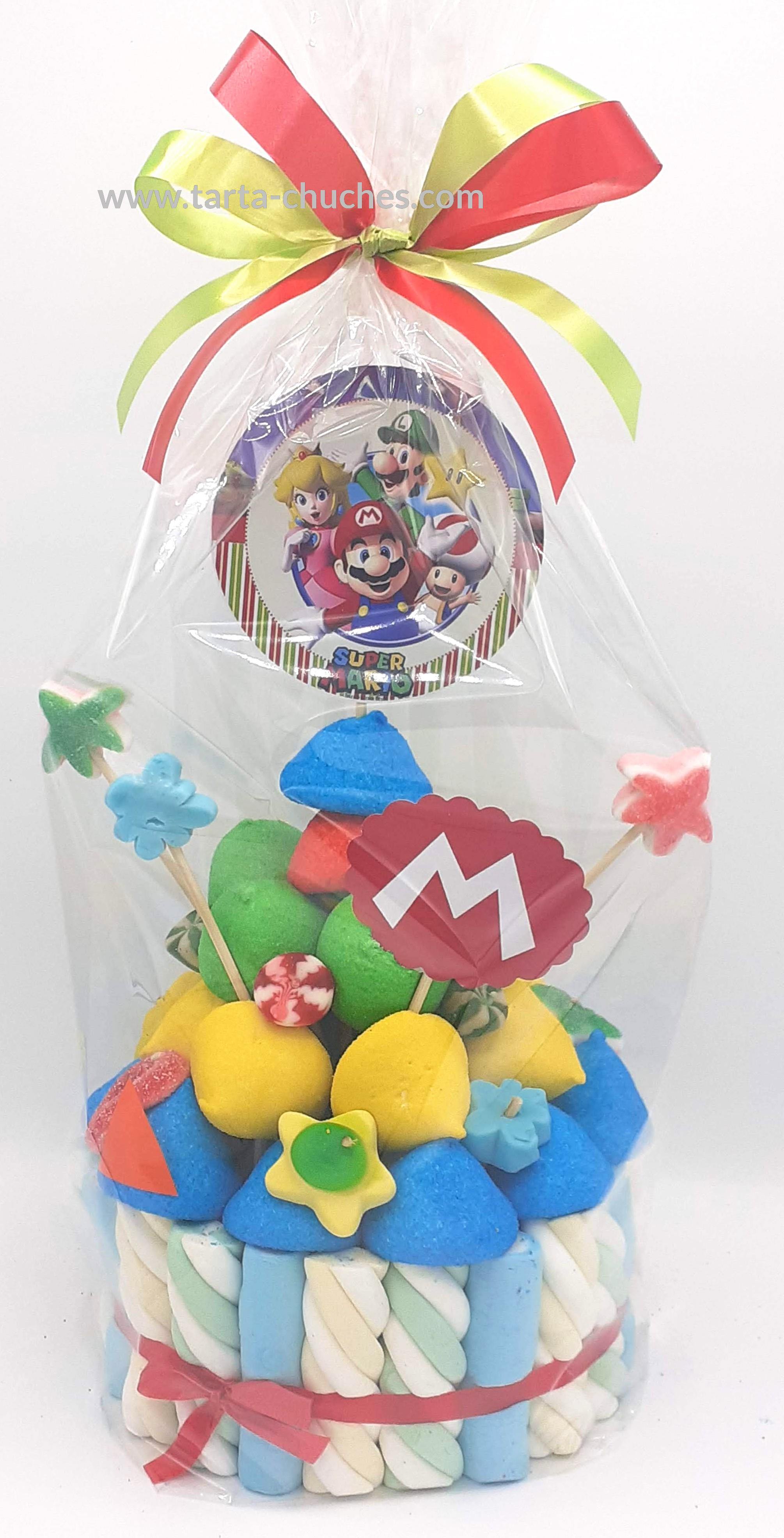 TARTA CHUCHES PEQUEÑA MARIO BROS