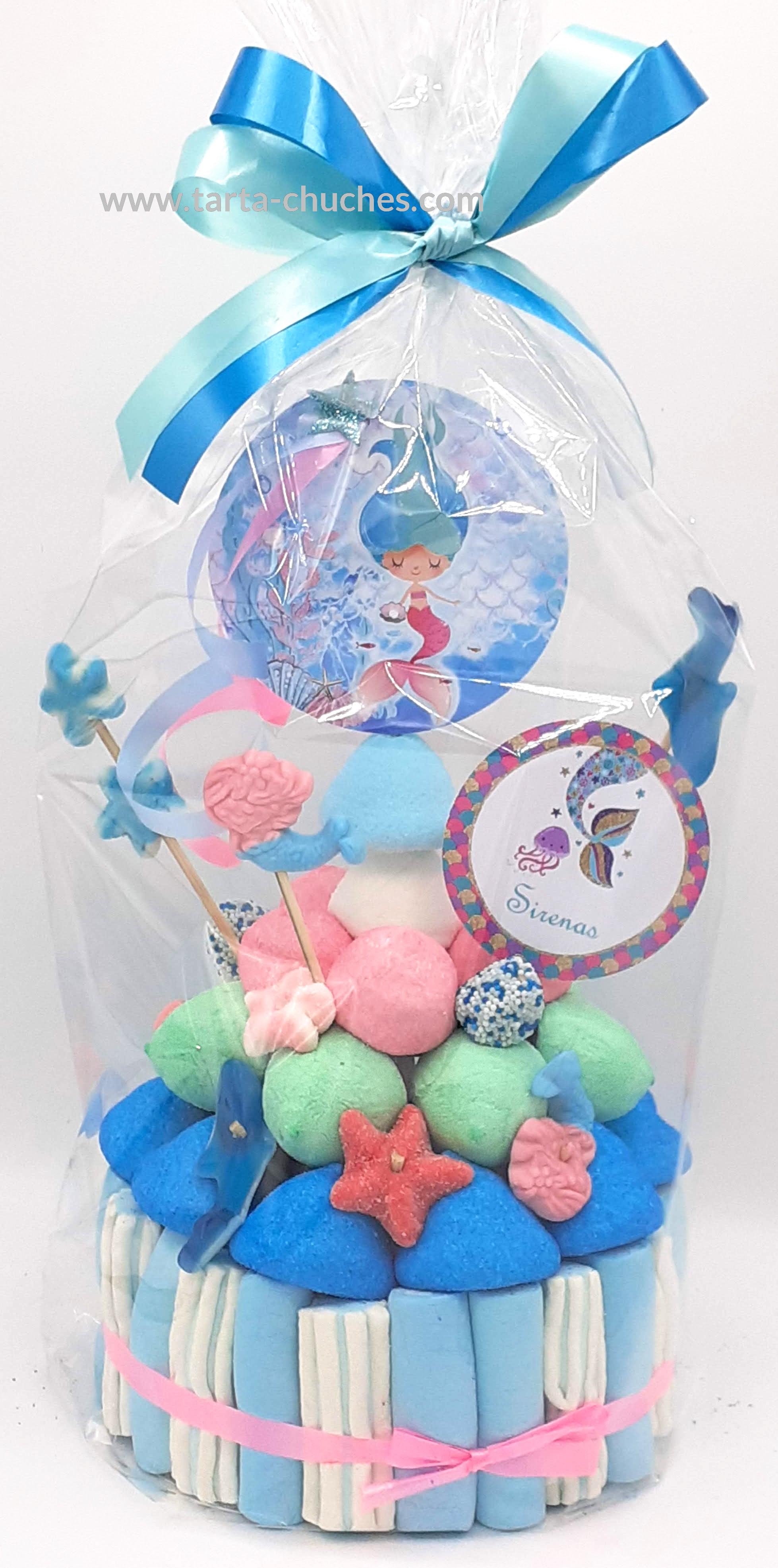 TARTA CHUCHES PEQUEÑA SIRENAS