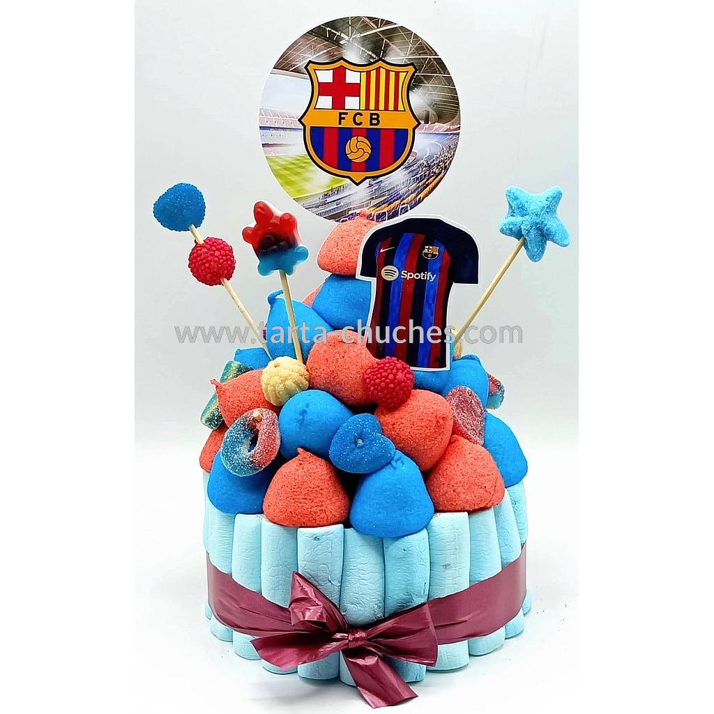 Tarta Chuches Pequeña Futbol Club Barcelona