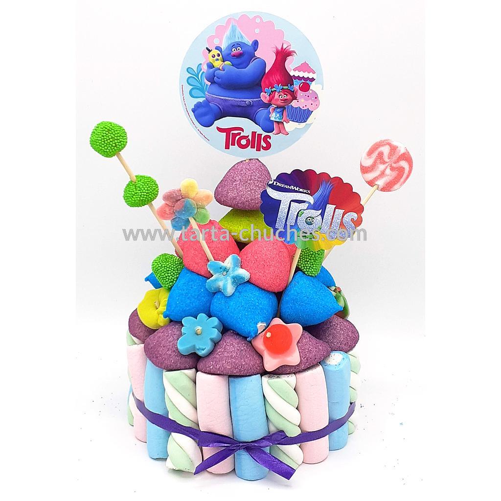 Tarta Chuches Pequeña Trolls