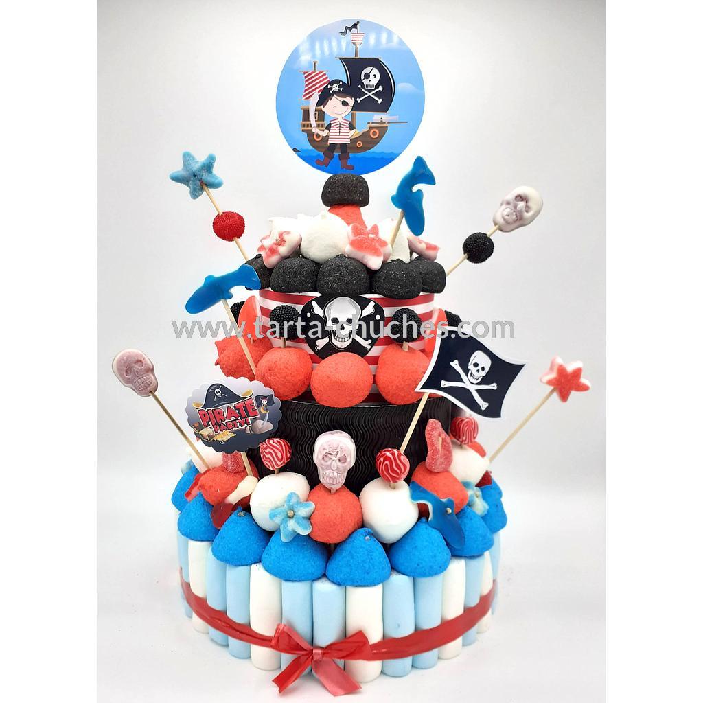 Tarta Chuches Grande Piratas