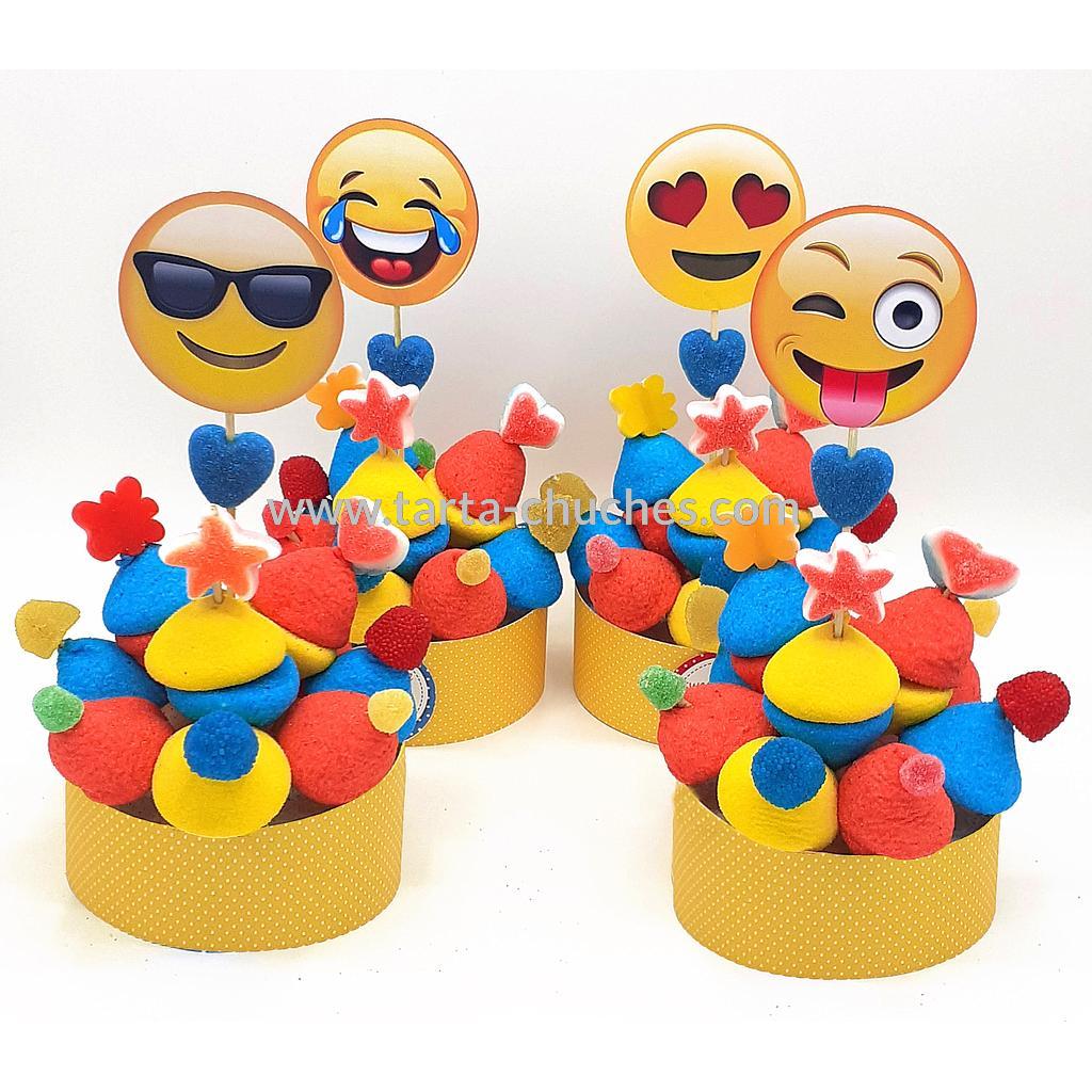 Tarta Chuches Mini Alta Emoticonos (6 Variantes)