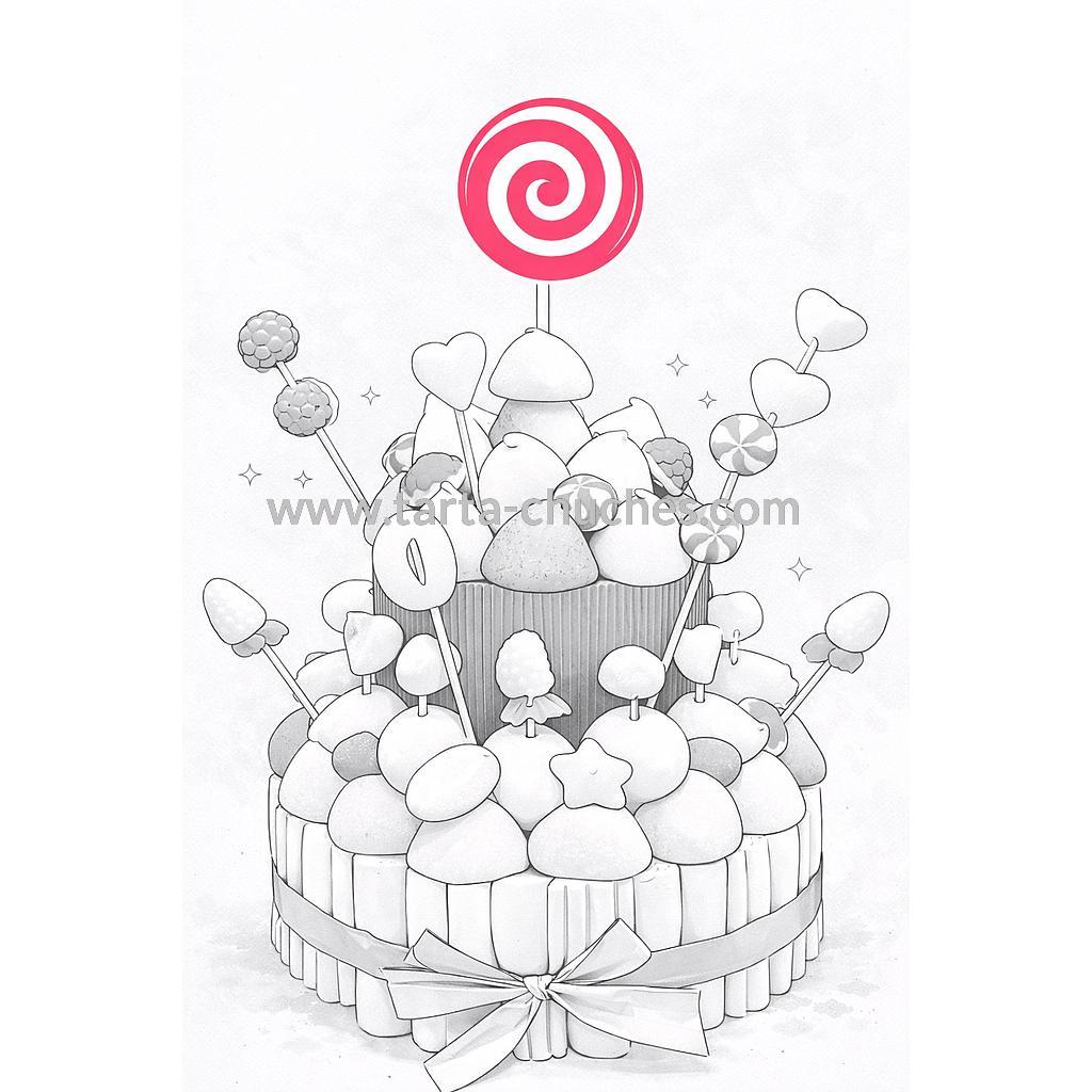 Tarta Chuches Mediana Emoticonos (6 variantes)