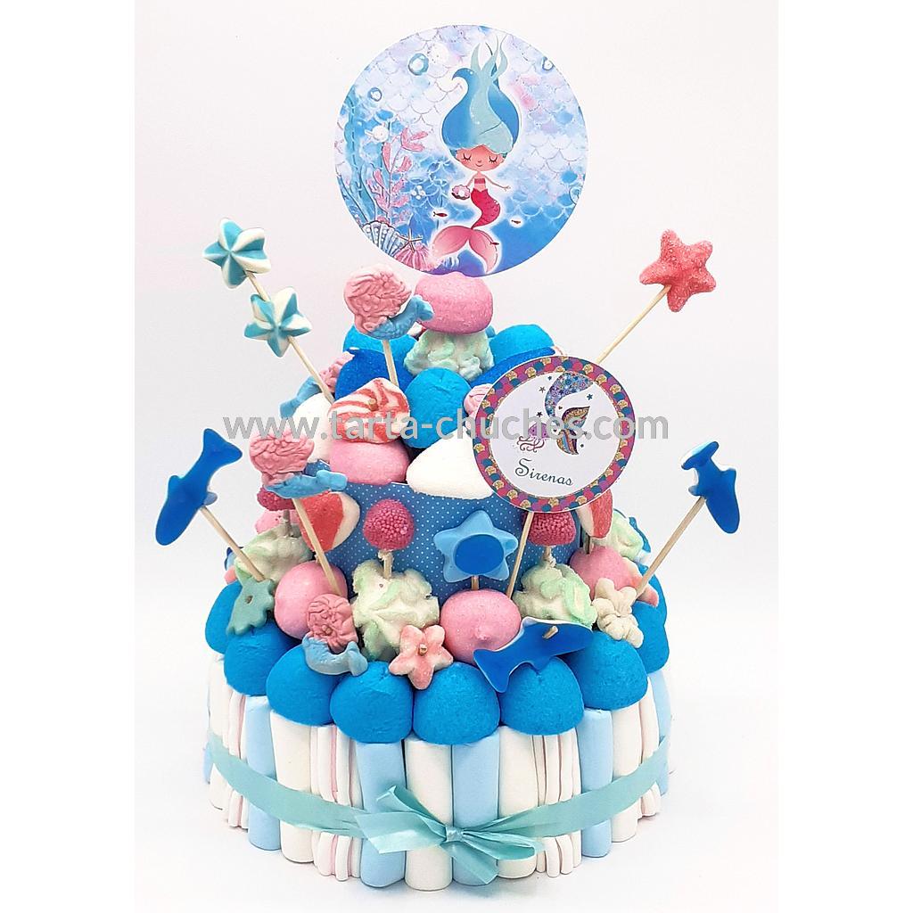 Tarta Chuches Mediana Sirenas