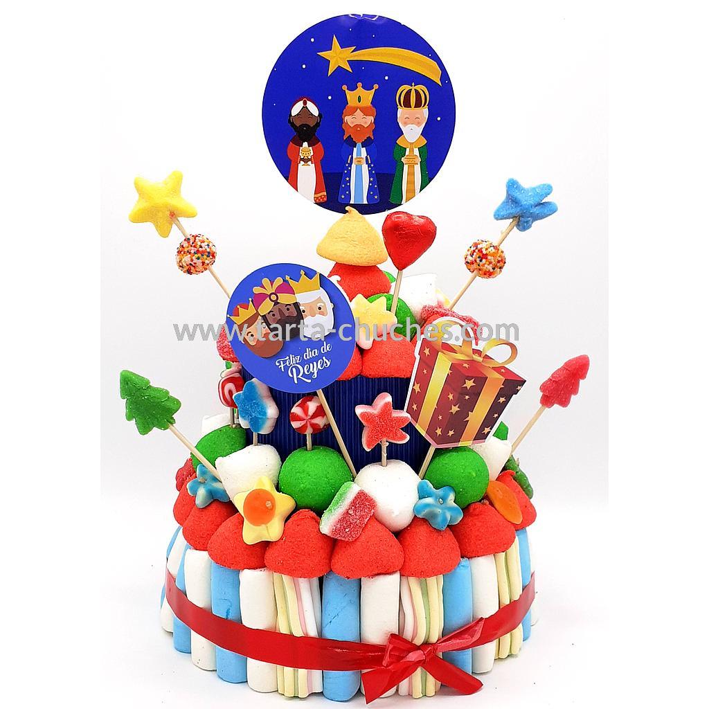 Tarta Chuches Mediana Navidad Reyes Magos