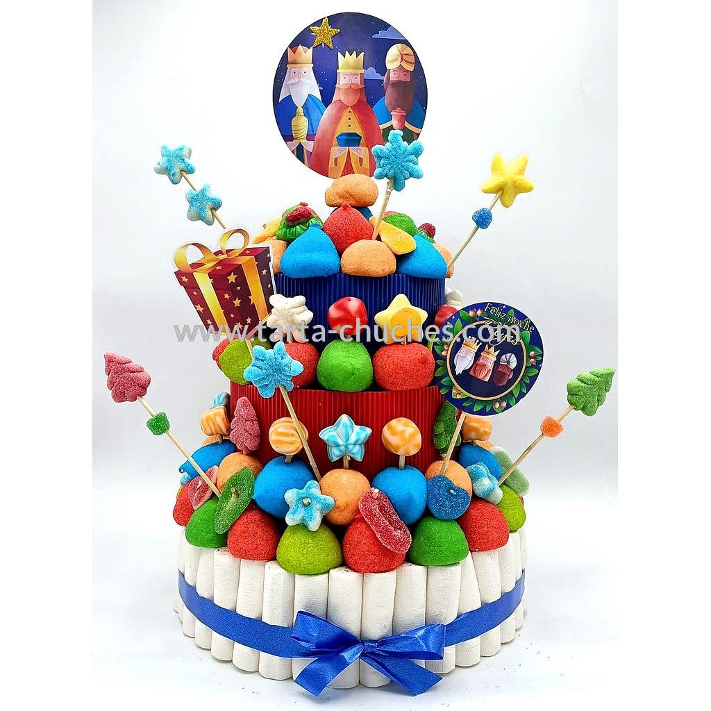 Tarta Chuches Grande Navidad Reyes Magos