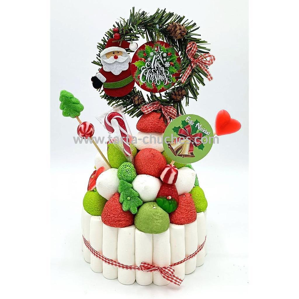Tarta Chuches Pequeña Navidad Papa Noel D