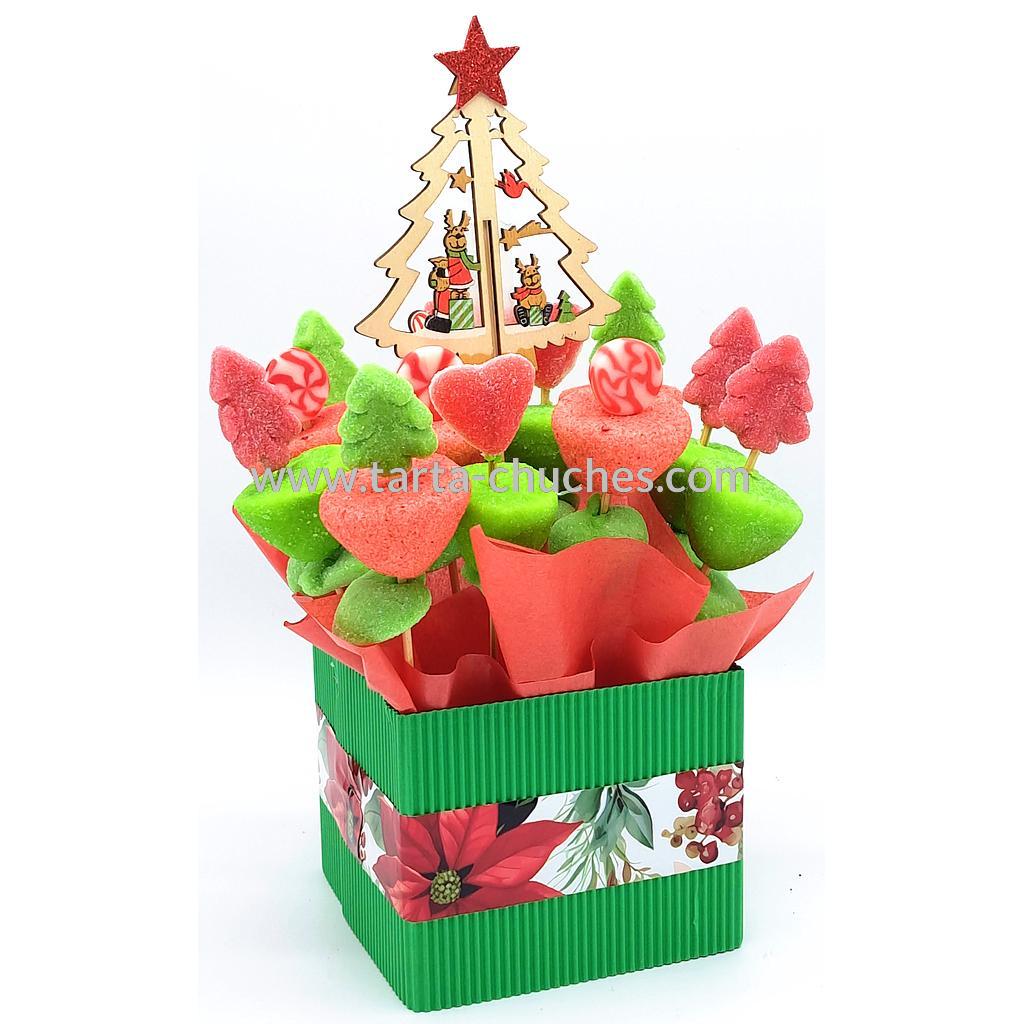 Centro Flores Chuches Navidad