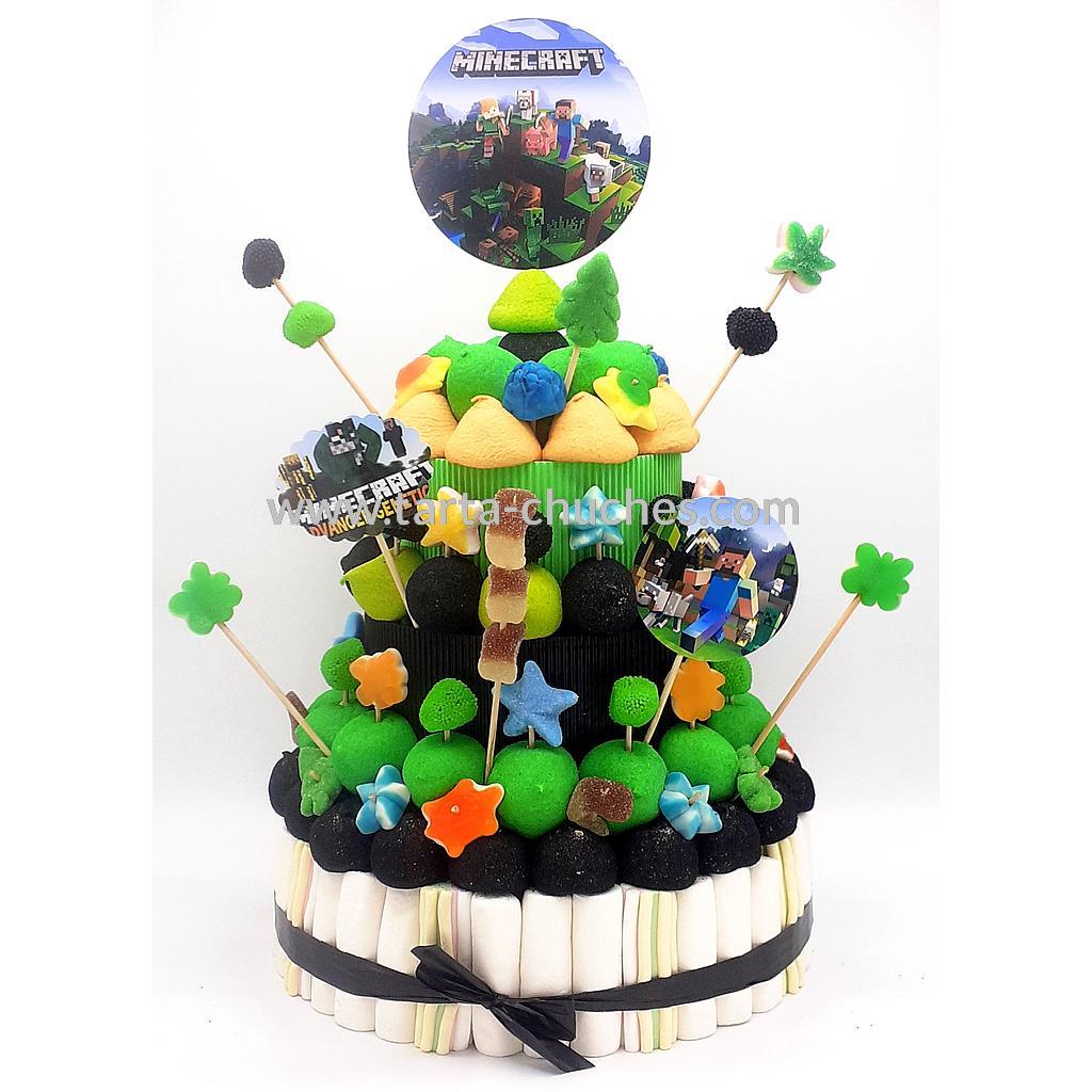 Tarta Chuches Grande Minecraft
