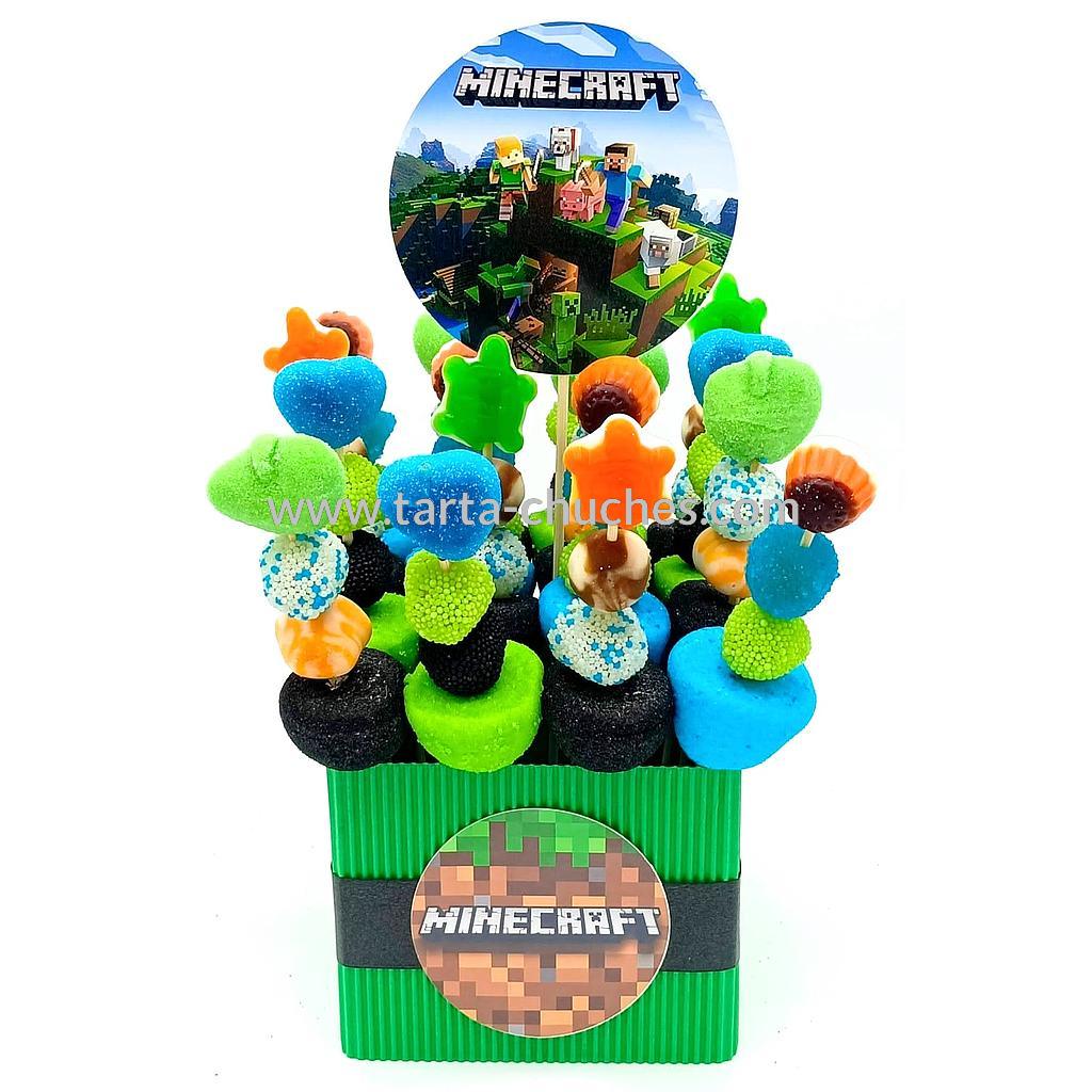 Centro 16 Mini Brochetas Chuches Minecraft