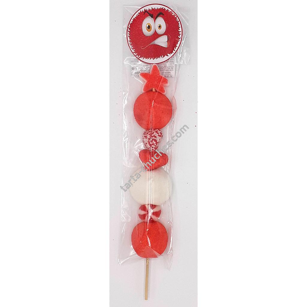 Brocheta Chuches Peludito Rojo