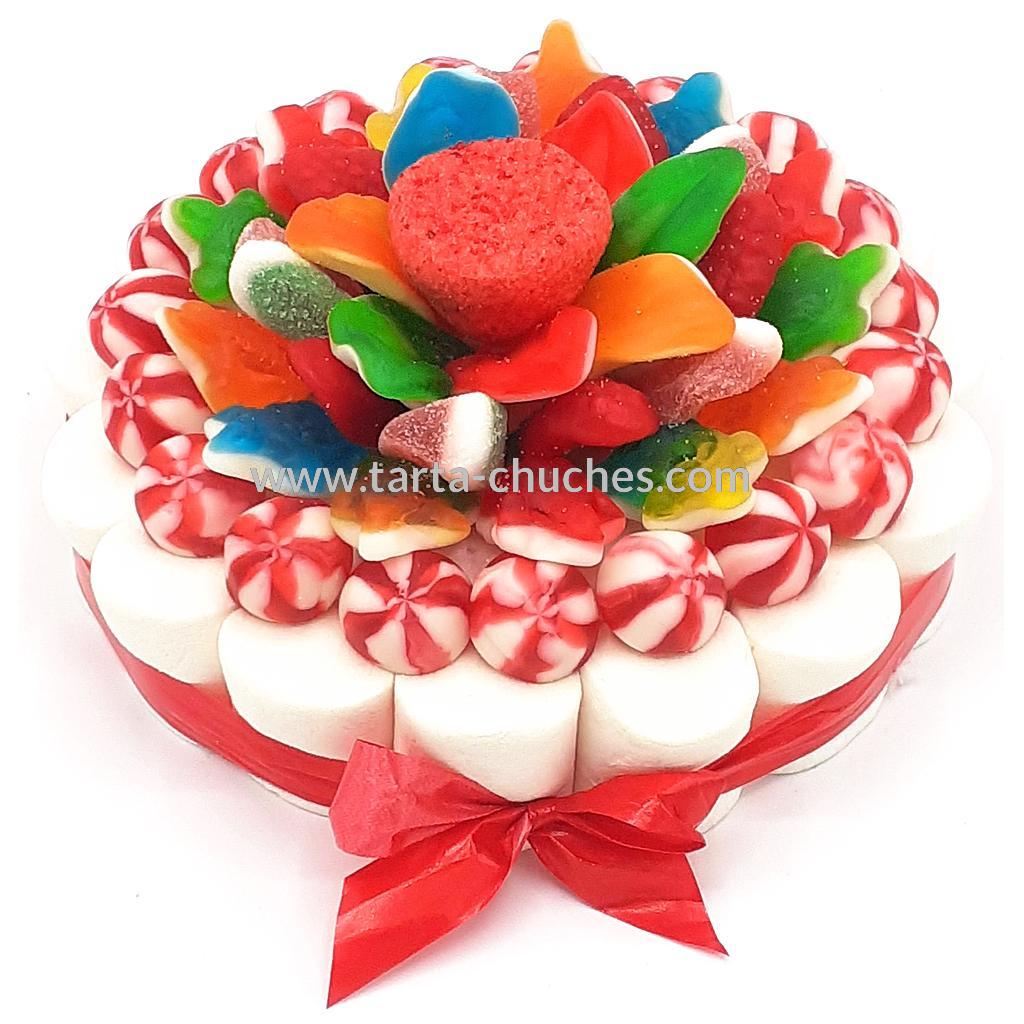 Tarta Chuches Plana Pequeña Multicolor (5 opciones)