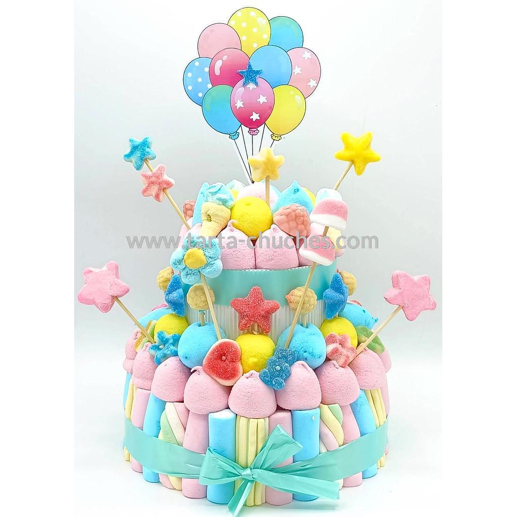 Tarta Chuches Mediana Globos Pastel
