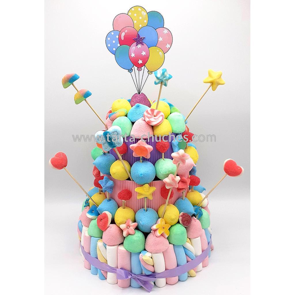 Tarta Chuches Grande Globos Pastel
