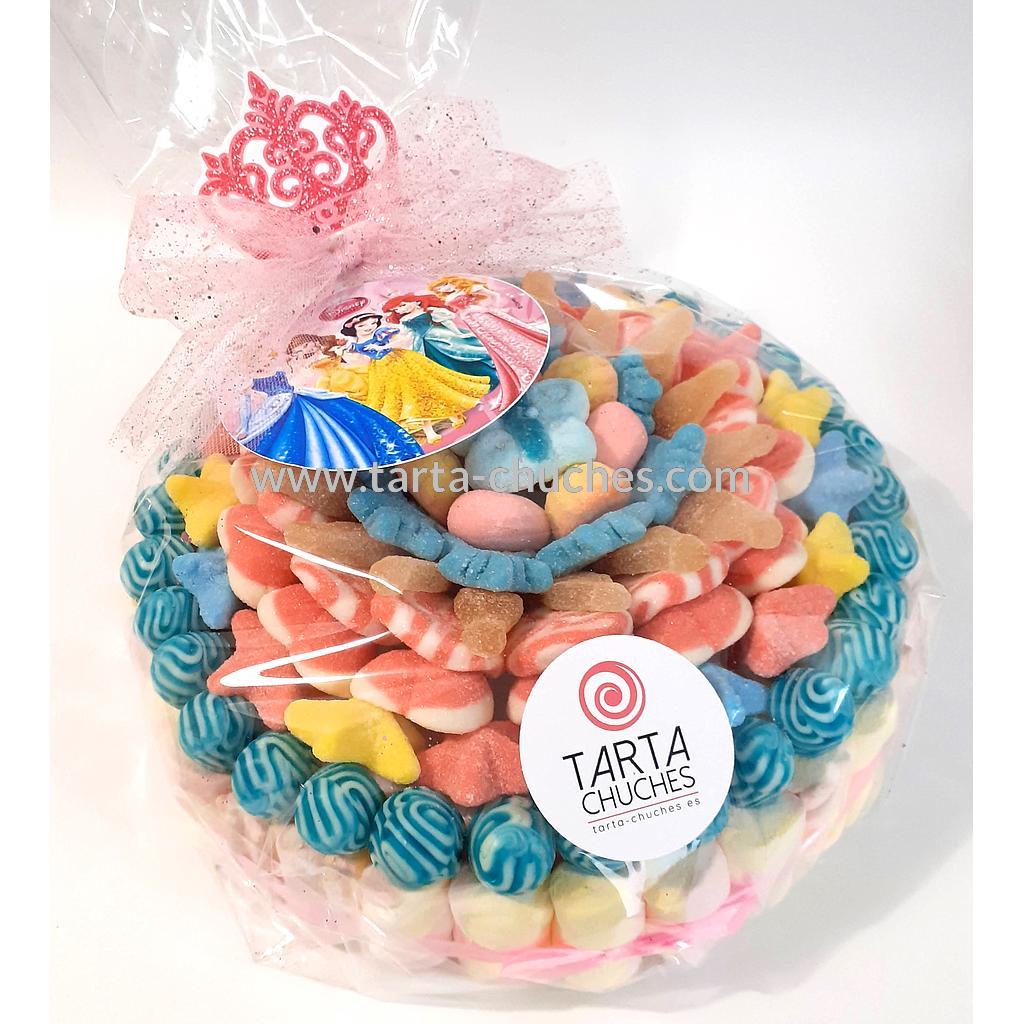 Tarta Chuches Plana Grande Princesas