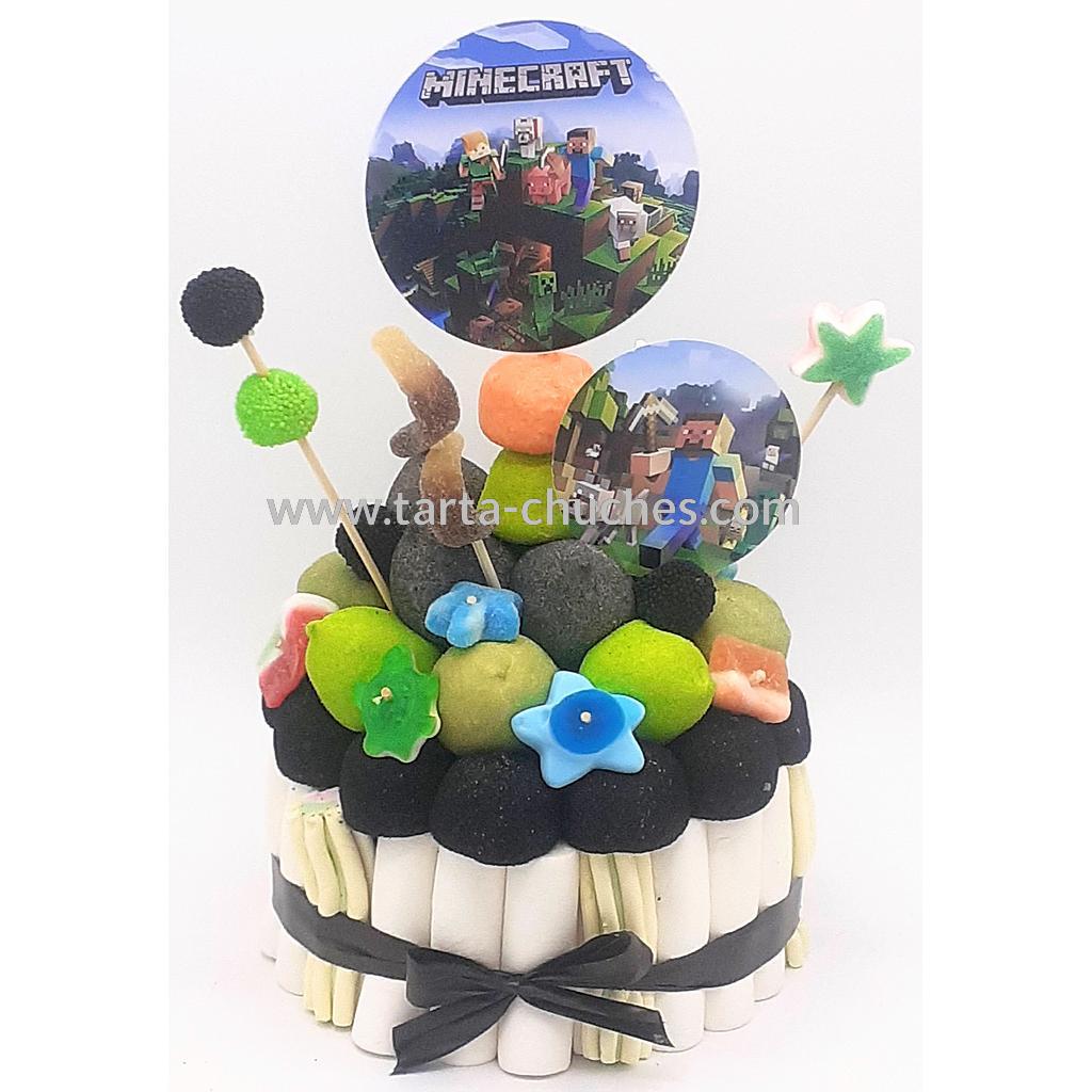 Tarta Chuches Pequeña Minecraft