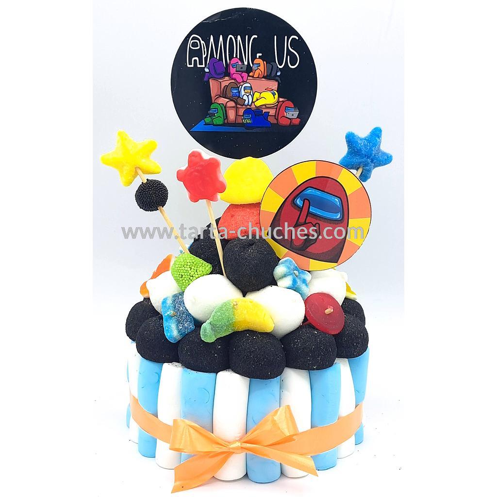 Tarta Chuches Pequeña Among Us