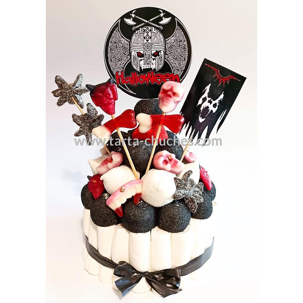 Tarta Chuches Pequeña Halloween Mascara