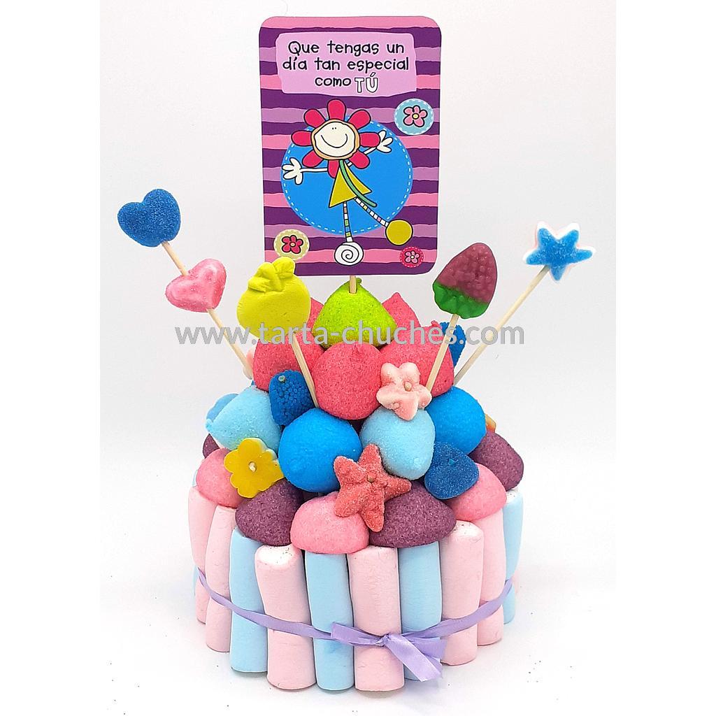 Tarta Chuches Pequeña &quot;Que tengas un dia tan especial como tu&quot;