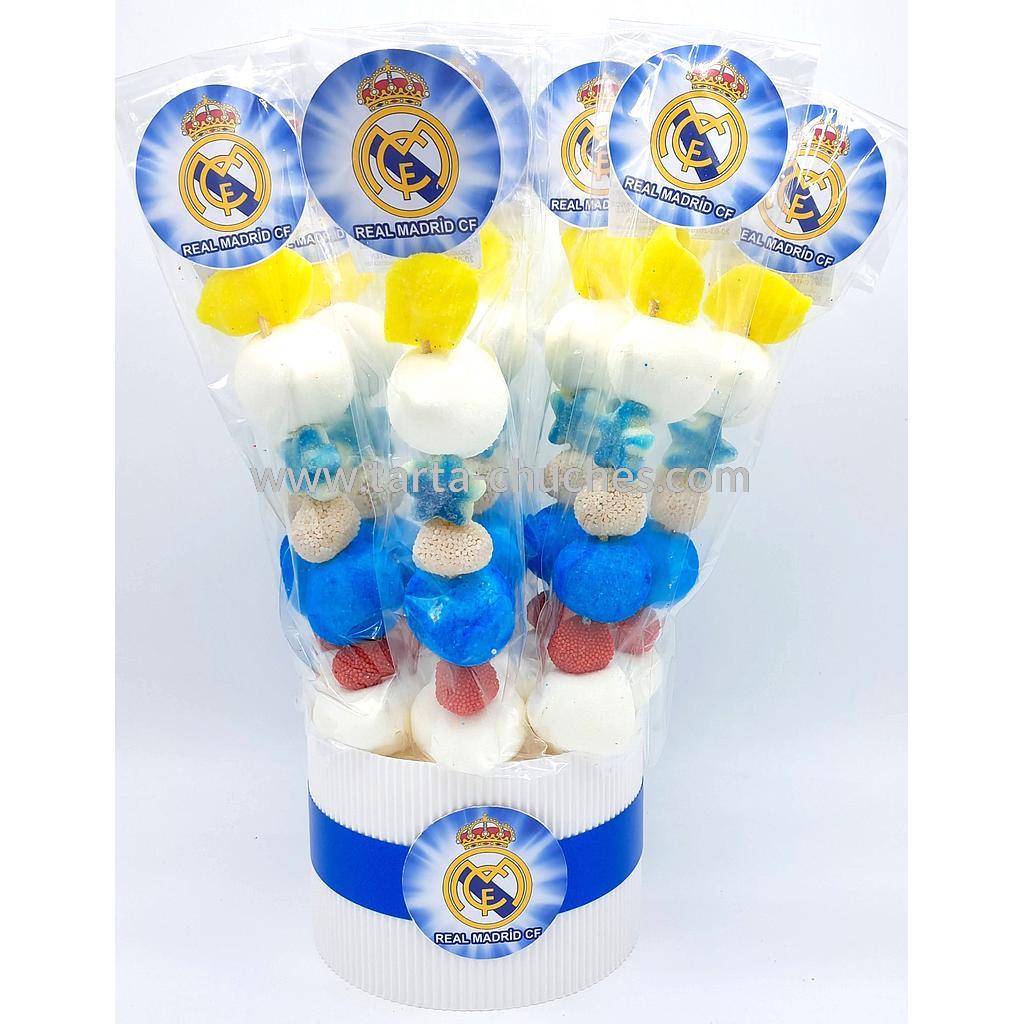 Cubo 12 Brochetas Chuches Real Madrid