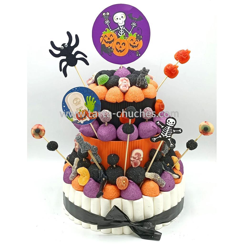 Tarta Chuches Grande Halloween Calabazas