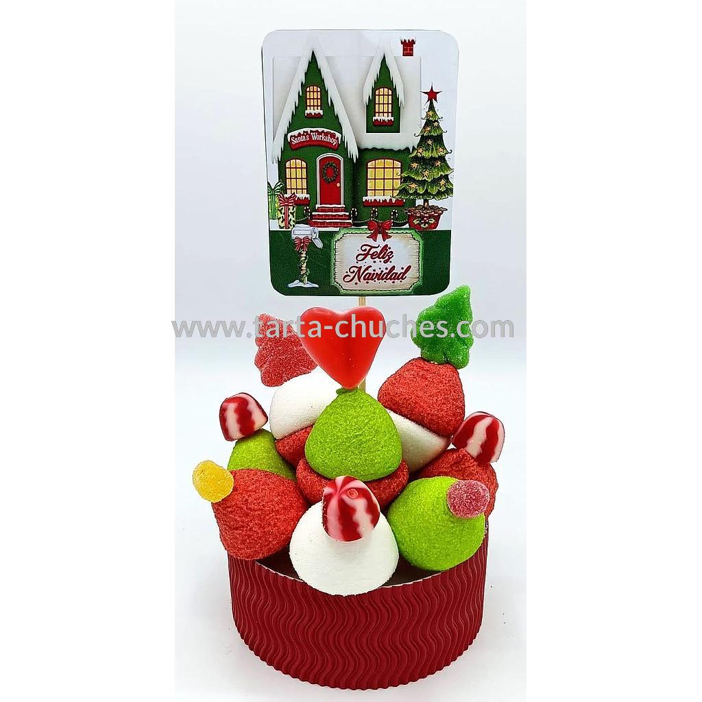Tarta Chuches Mini Alta Navidad Casita