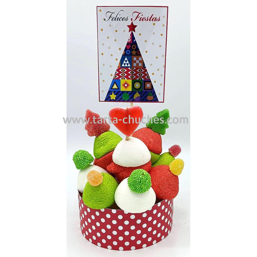 Tarta Chuches Mini Alta Navidad Pino