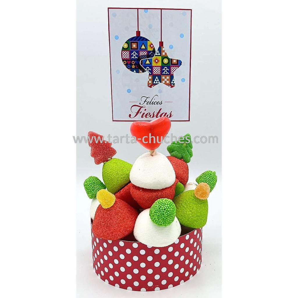 Tarta Chuches Mini Alta Navidad Bolas