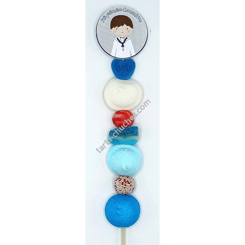 Brocheta Chuches Comunion Niño Marinero