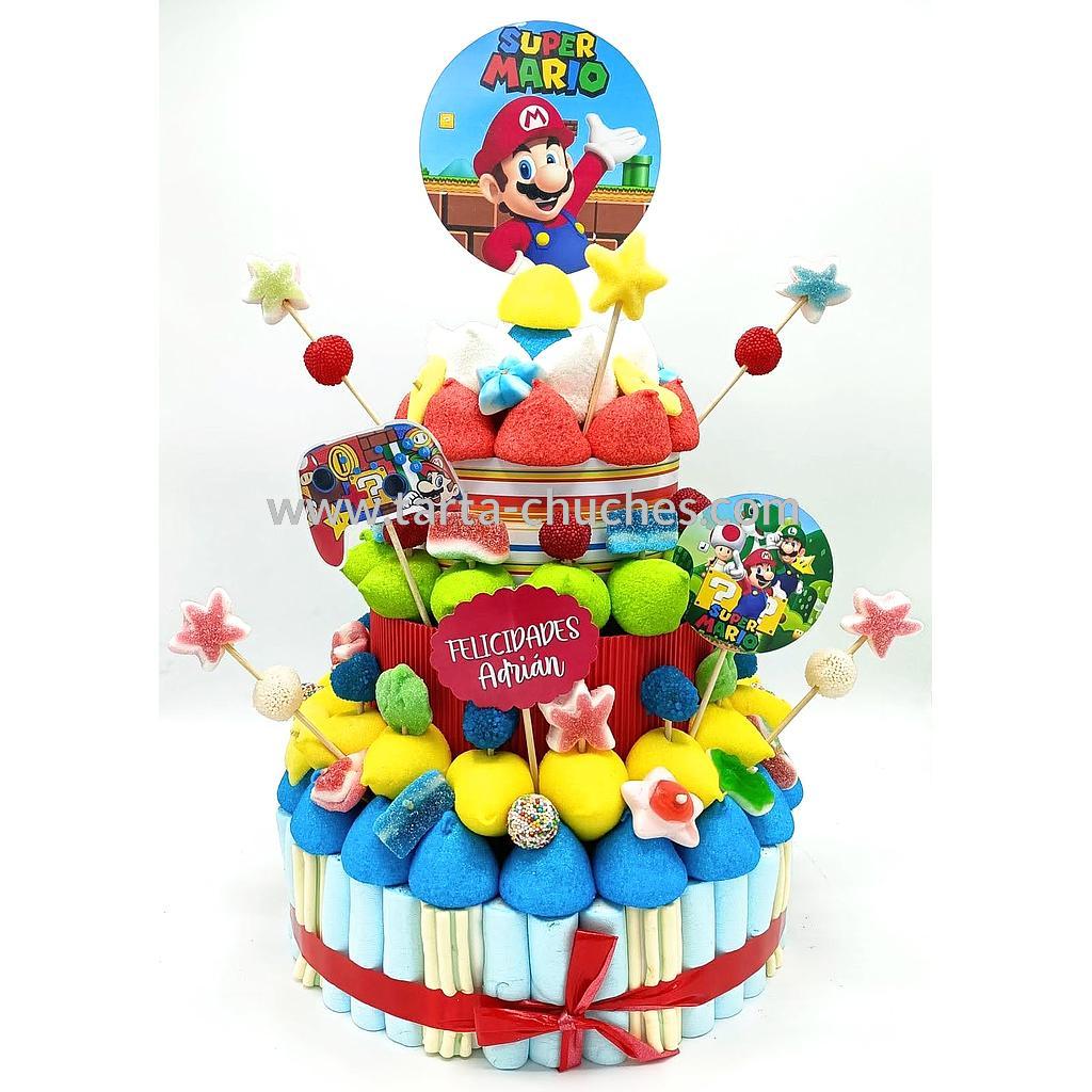 Tarta Chuches Grande Mario Bros