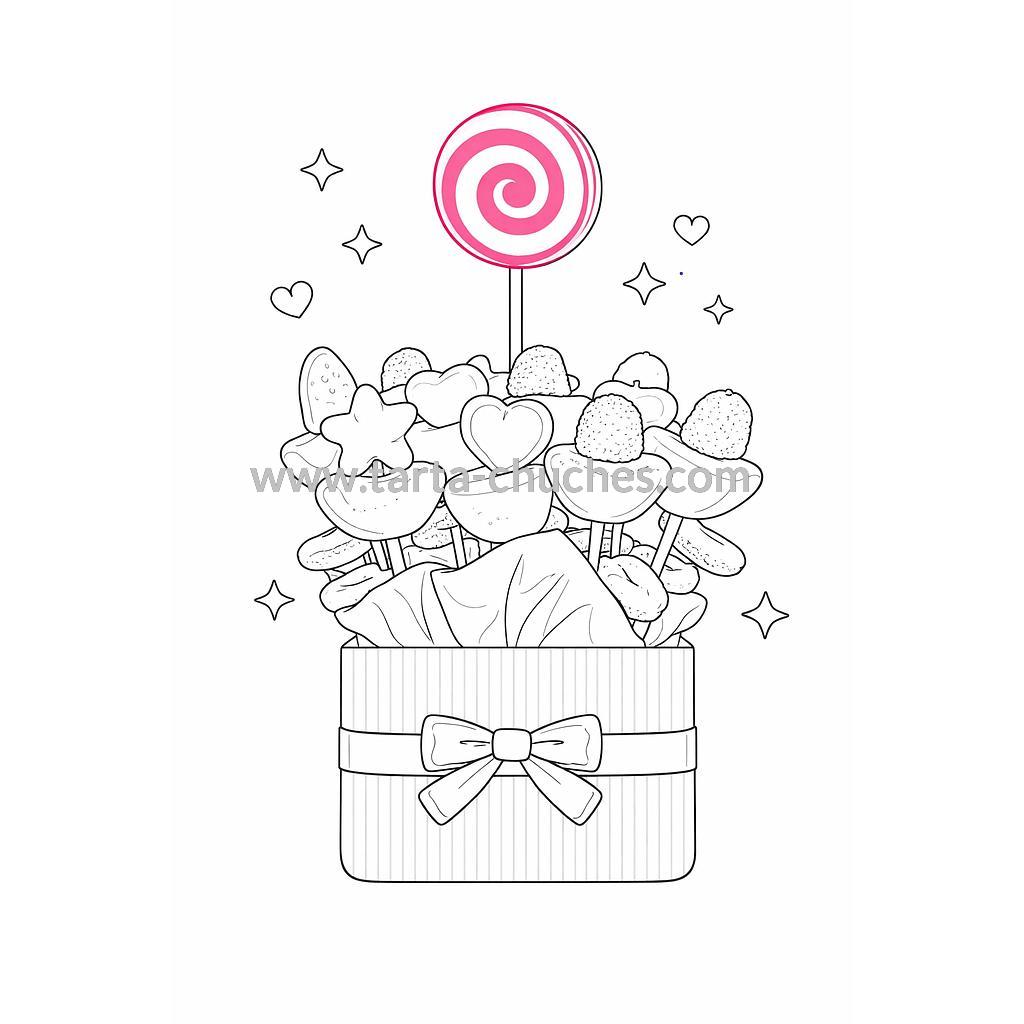 Centro Flores Chuches Comunion Niña