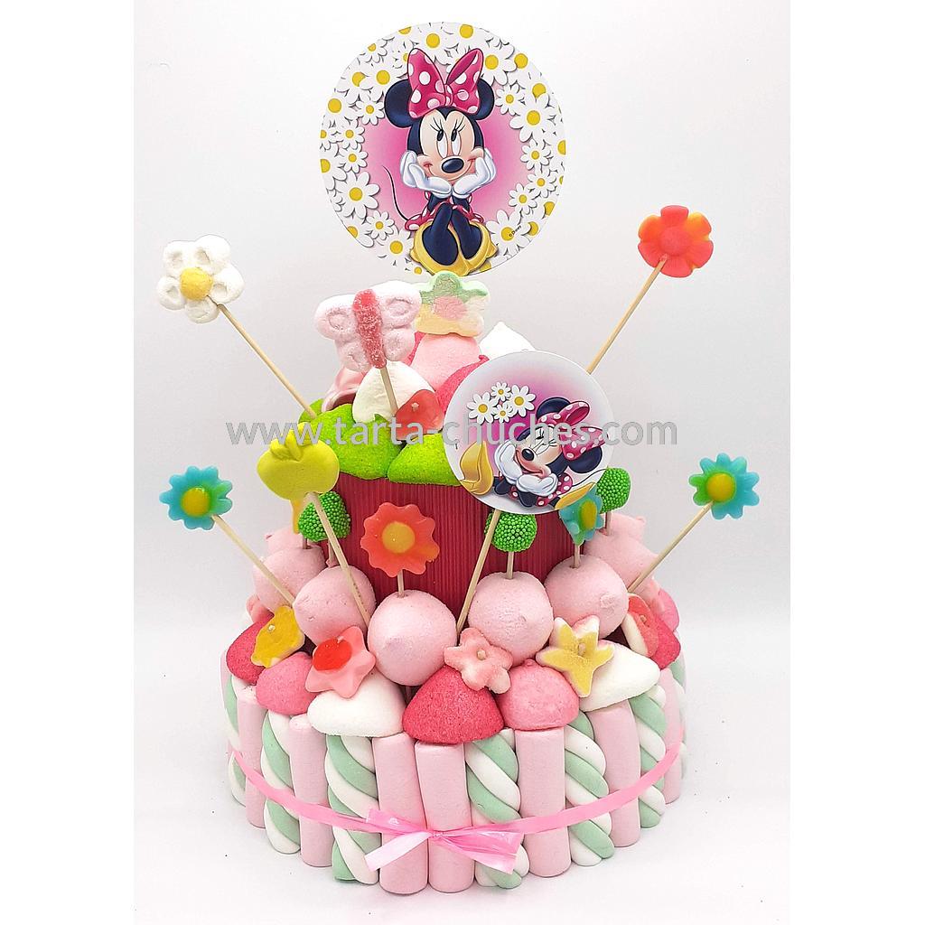 Tarta Chuches Mediana Minnie Rosa
