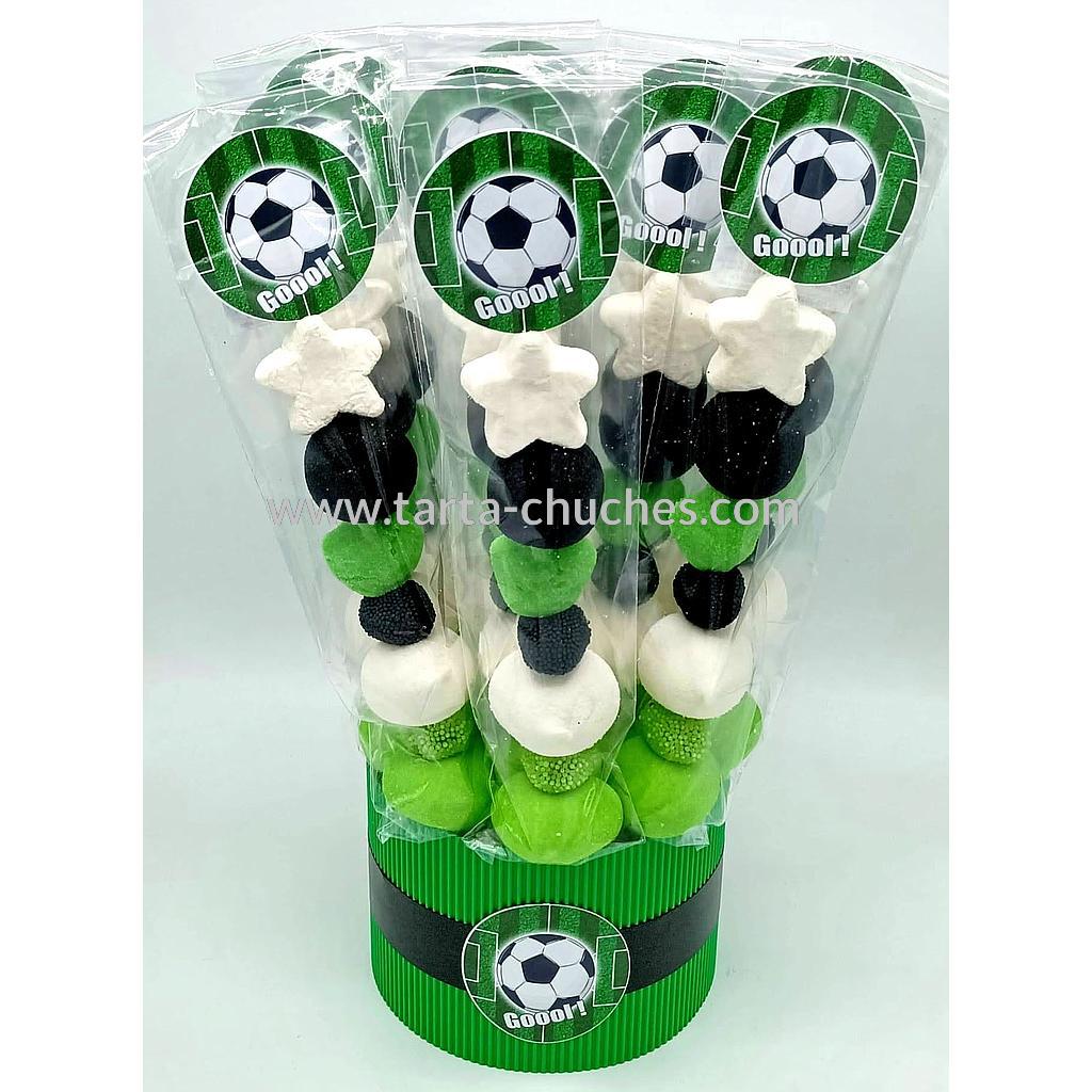 Cubo 12 Brochetas Chuches Futbol