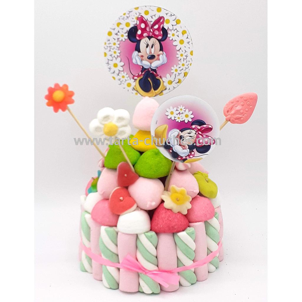 Tarta Chuches Pequeña Minnie Rosa