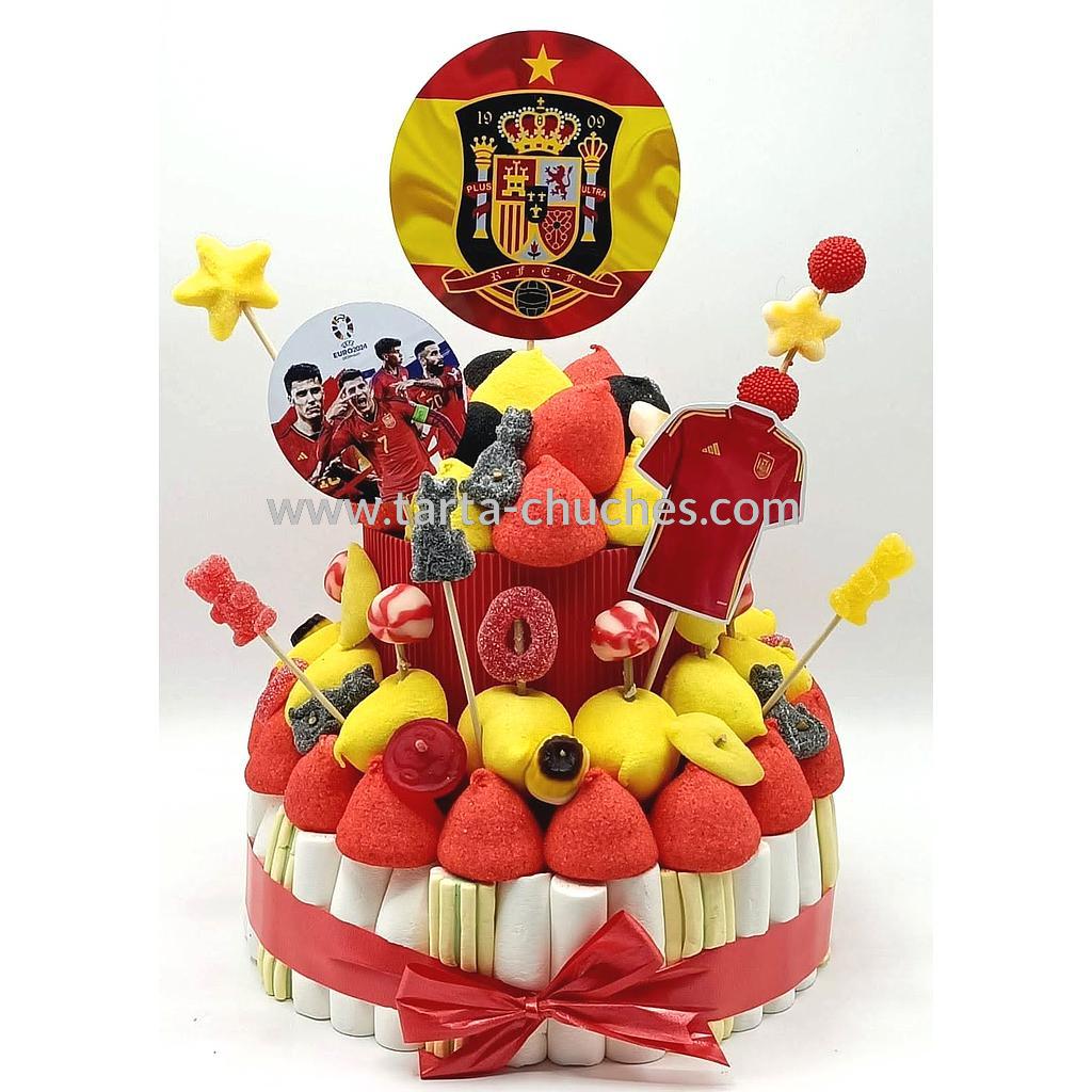 Tarta Chuches Mediana Seleccion Española Futbol