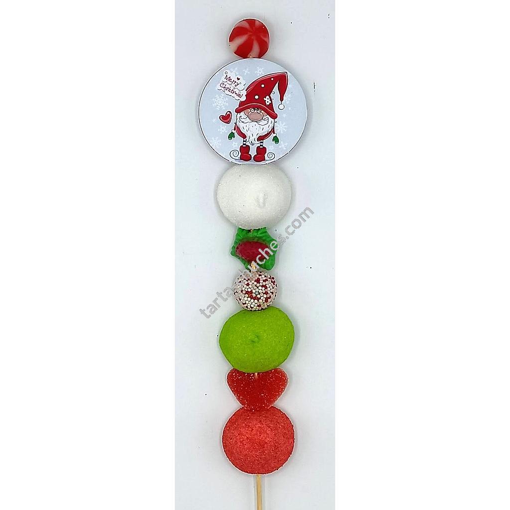 Brocheta Chuches Navidad Noel-B