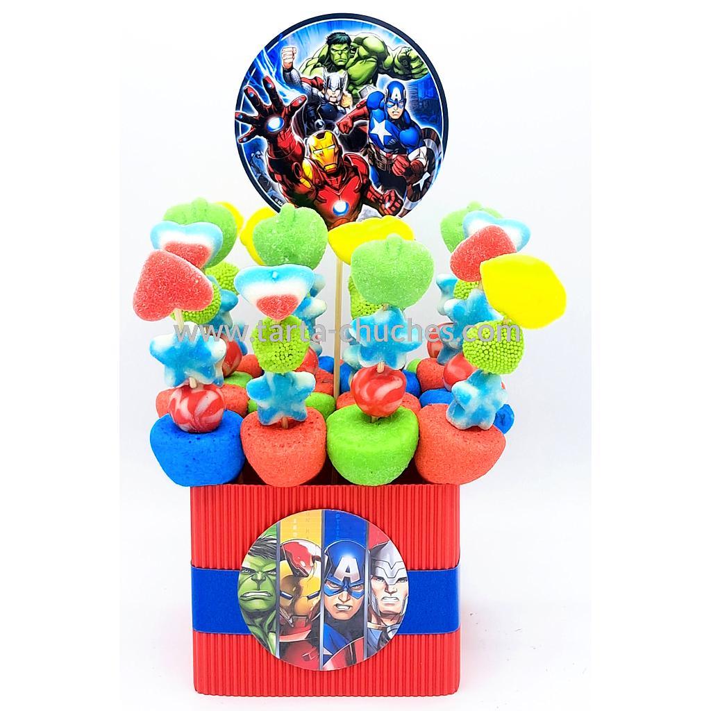 Centro 16 Mini Brochetas Chuches Vengadores