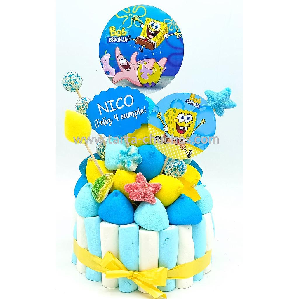 Tarta Chuches Pequeña Bob Esponja