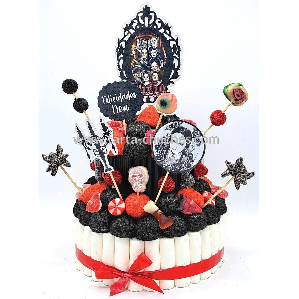 Tarta Chuches Mediana Familia Addams Miercoles