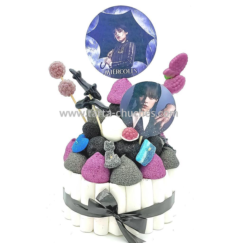 Tarta Chuches Pequeña Familia Addams Pelicula Miercoles