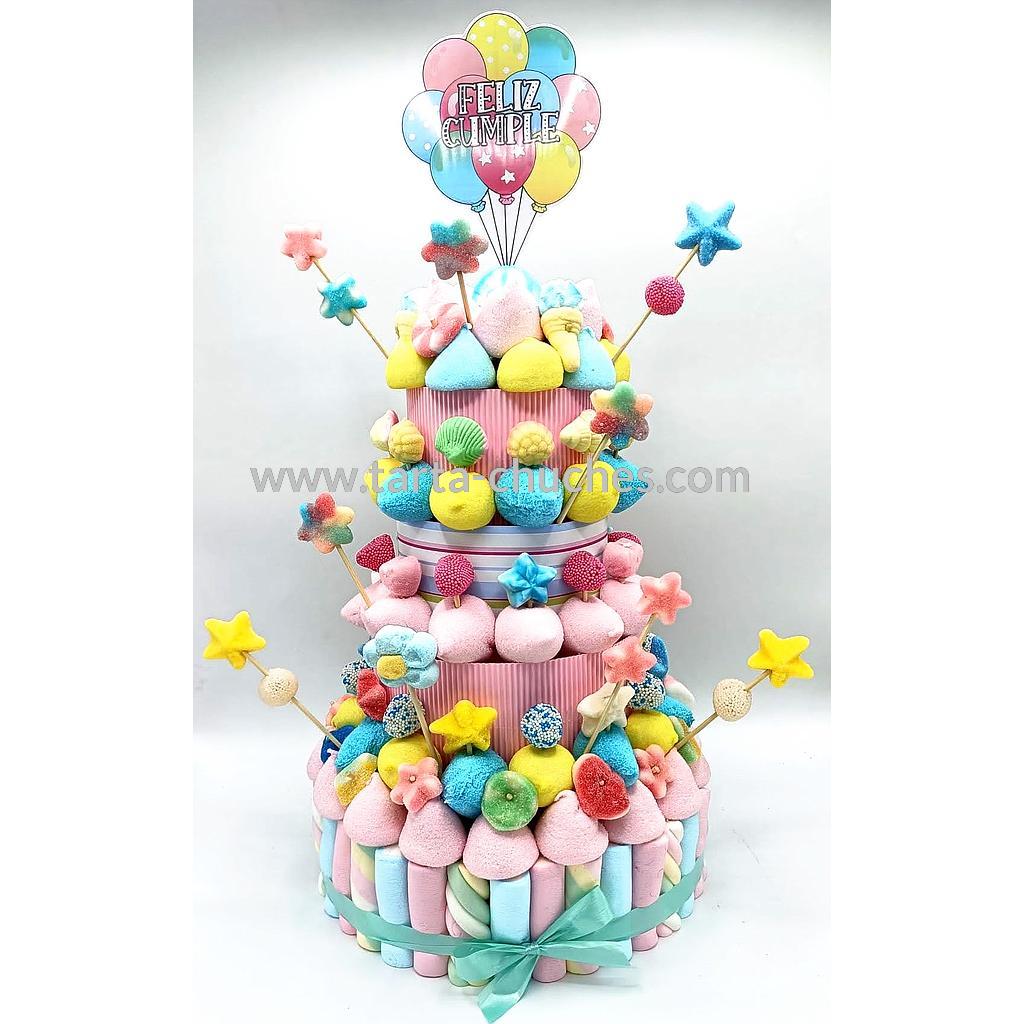 Tarta Chuches Extra Grande Globos Pastel (6 opciones)