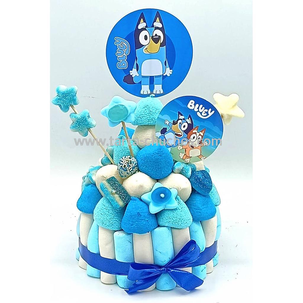 Tarta Chuches Pequeña Bluey y Bingo