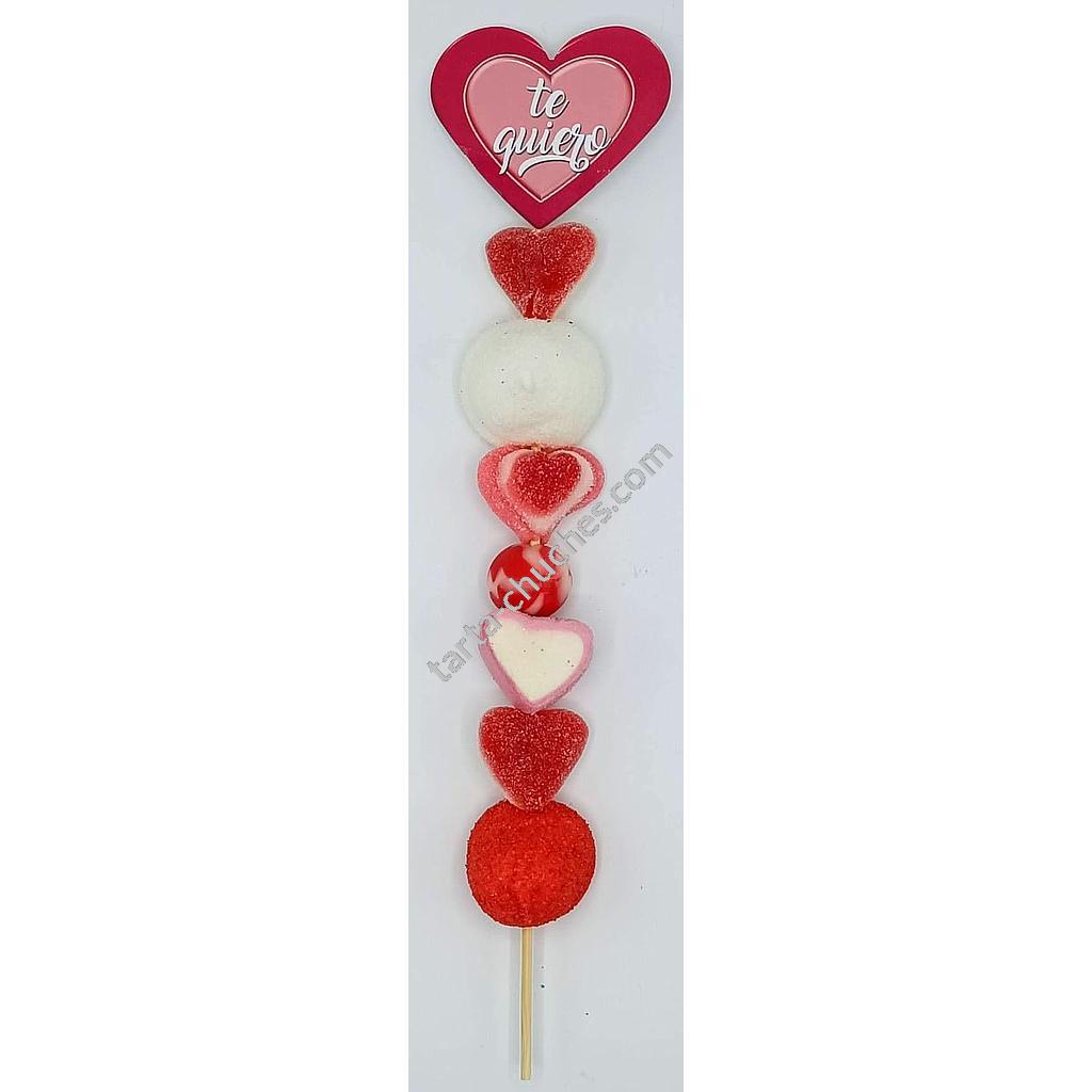 Brocheta Chuches San Valentin &quot;Te quiero&quot;